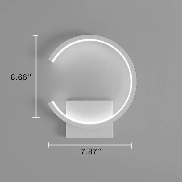 LED Moderno - Diseño Circular Minimalista