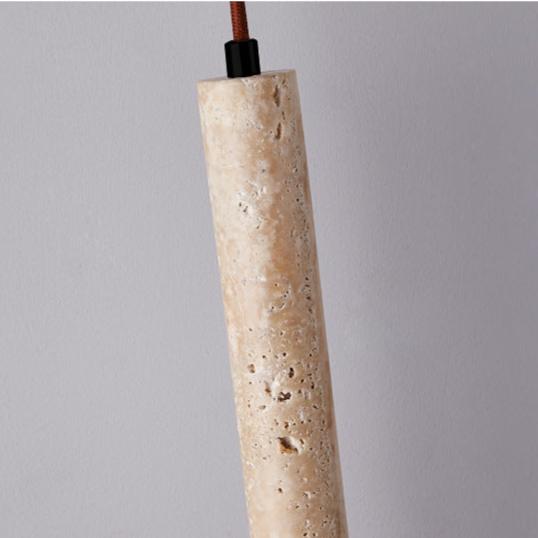 Travertine Minimalist Long Line Ceiling Lamp