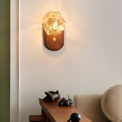 Nordic Simple Ice Glass Cube Wall Lamp