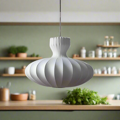 Mushin Glow Wabi-Sabi Silk Pendant Light