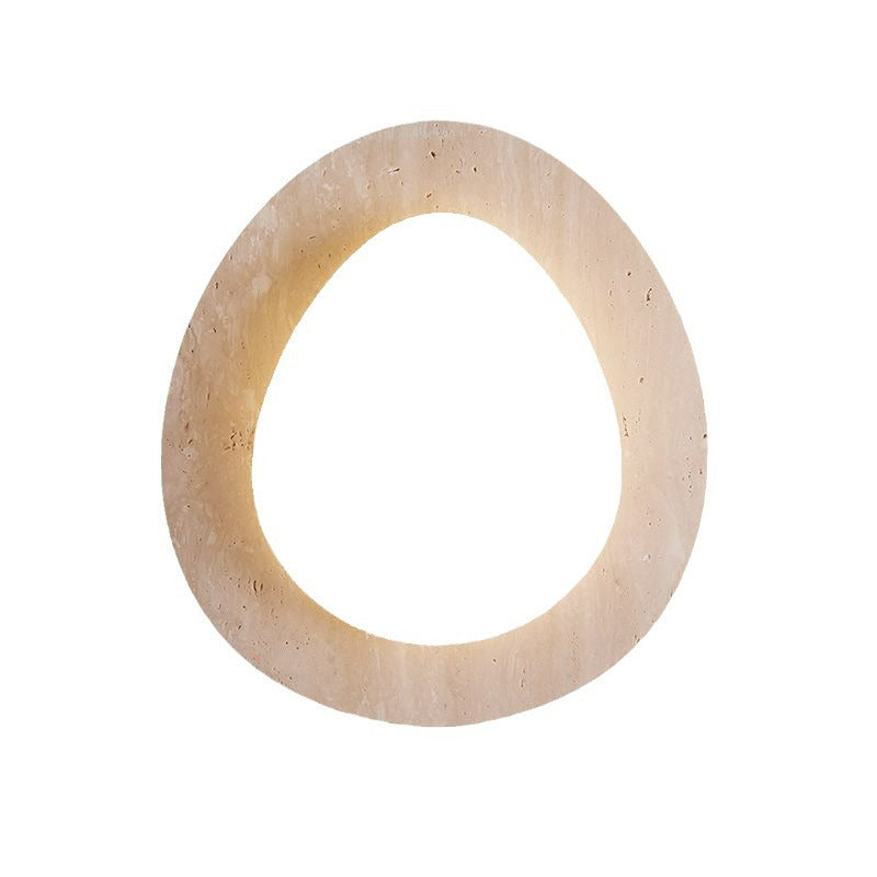 Creative Nordic Cream Travertine Ceiling Light