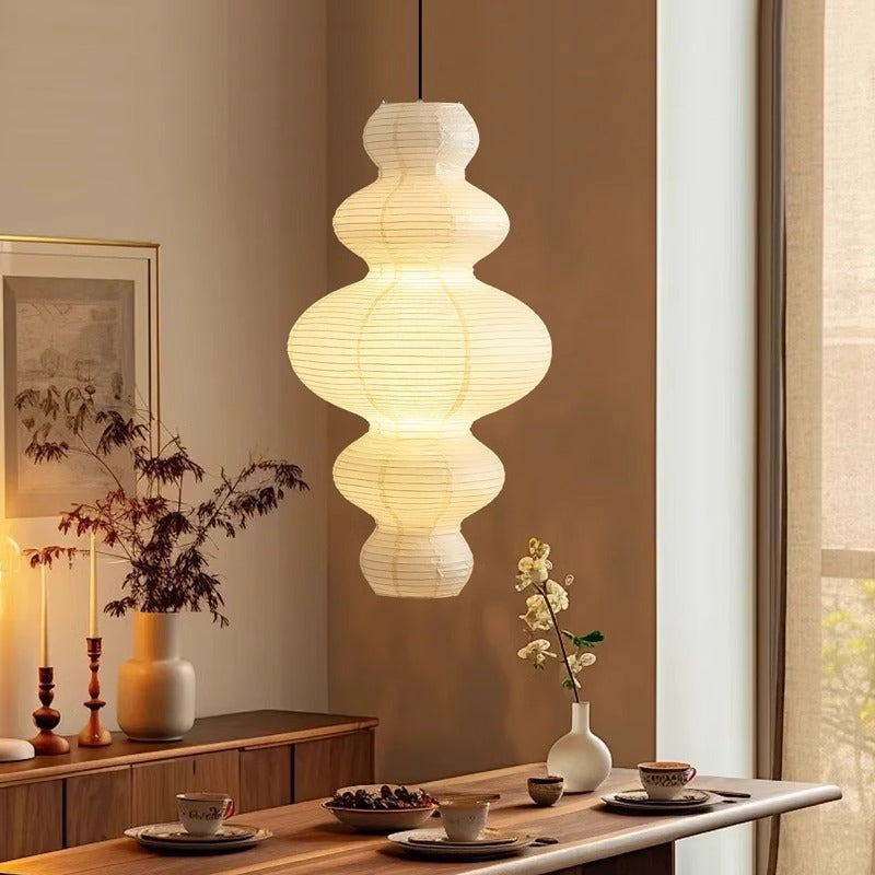 Meiji Rice Paper Japandi Pendant Light