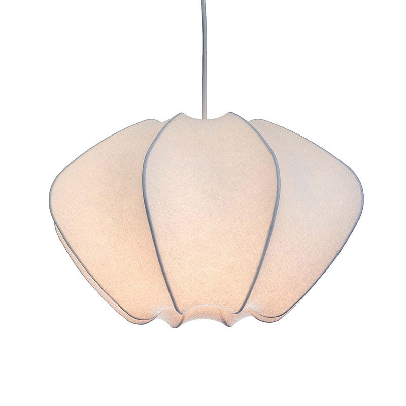 Makoto Silk Lantern Minimalist Japandi Pendant Light