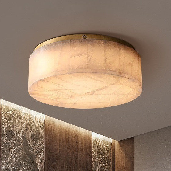 Rivage Alabaster Minimalist Ceiling Light