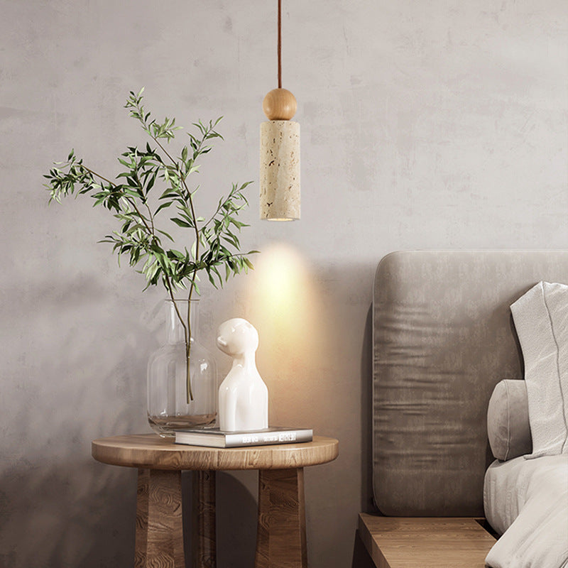 Modern Japanese Style Travertine Light