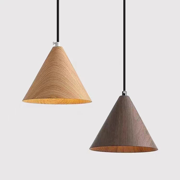 Lampe à pendentif en bois nordique