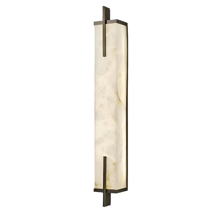 Alabaster Rectangle Calliope Wall Sconce