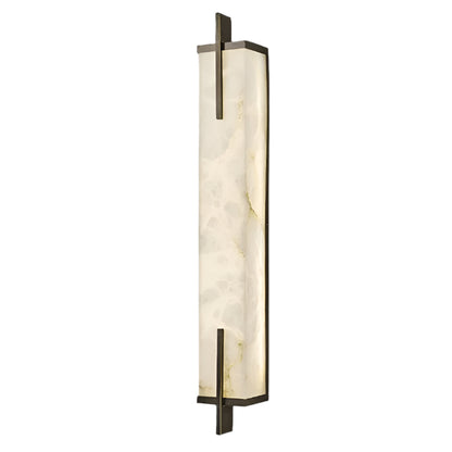 Alabaster Rectangle Calliope Wall Sconce