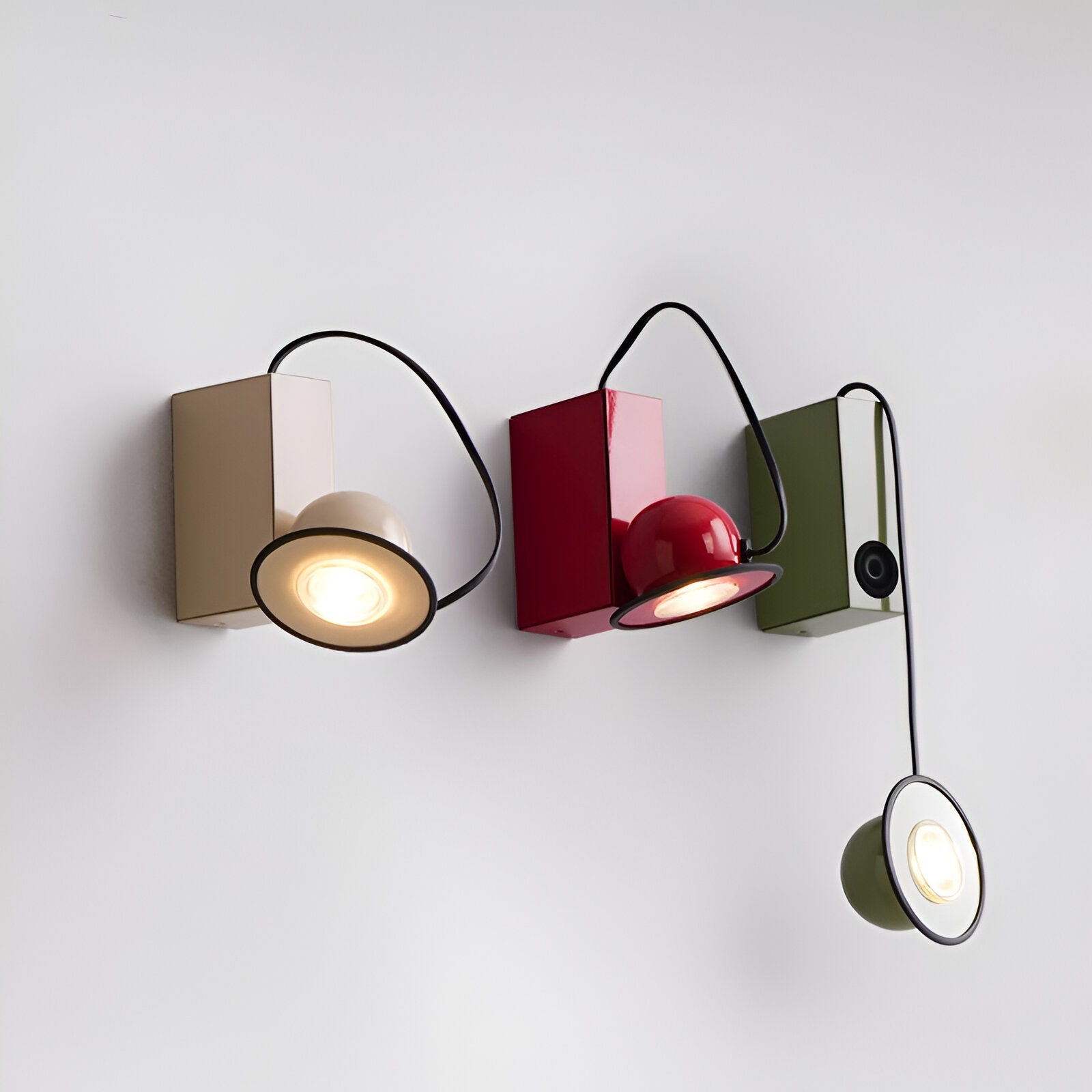 Retro Style Minibox Magnetic Wall Lamp