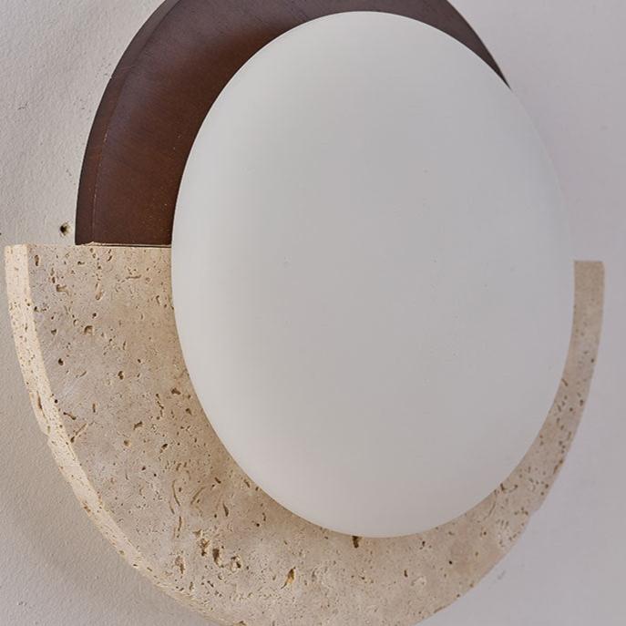 Modern Design Simple Log Wabi-Sabi Style Wall Lamp