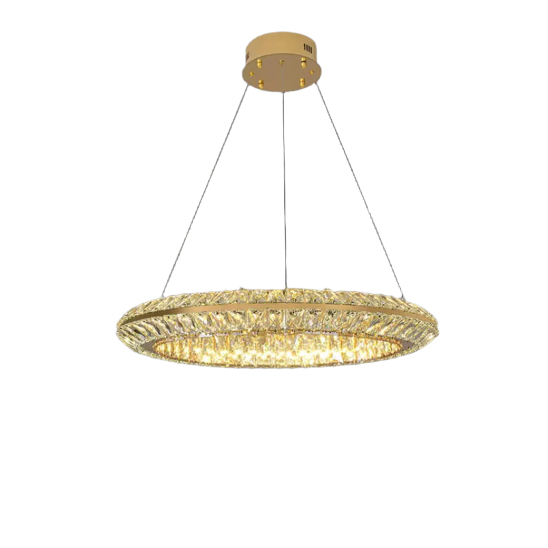 Audrey Radiant Ring Crystal Luxury Chandelier
