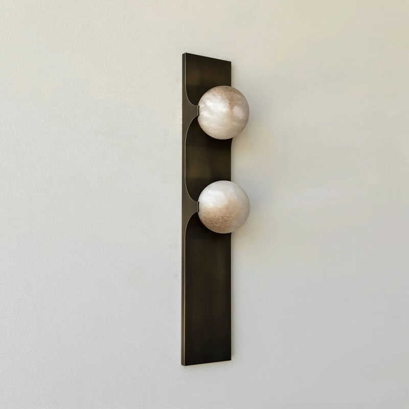 Solenne Nordic Modern Marble Ball Wall Lamp