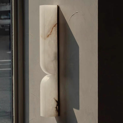 Modern Rectangular Alabaster Essence Wall Lamp