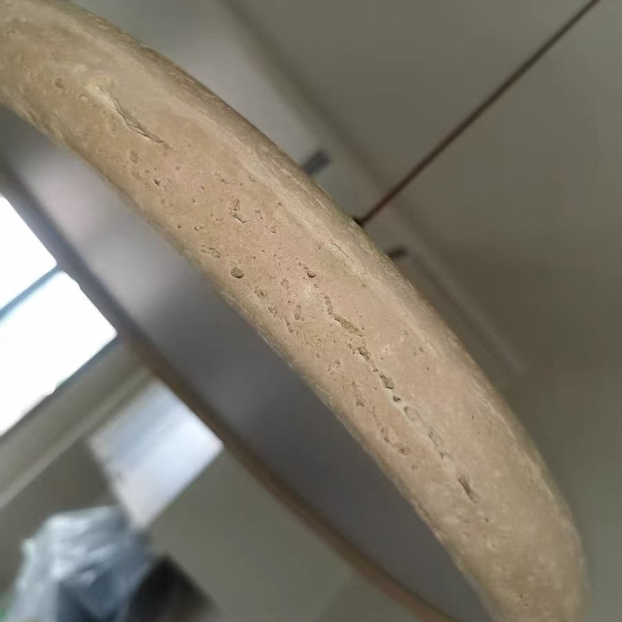 Yellow Cave Stone Wabi-Sabi Marble Pendant Light