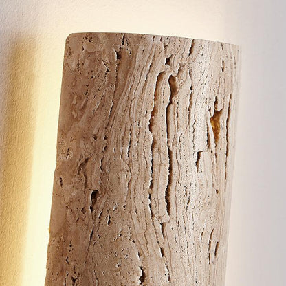 Travertine Stone Long Strip Wall Lamp