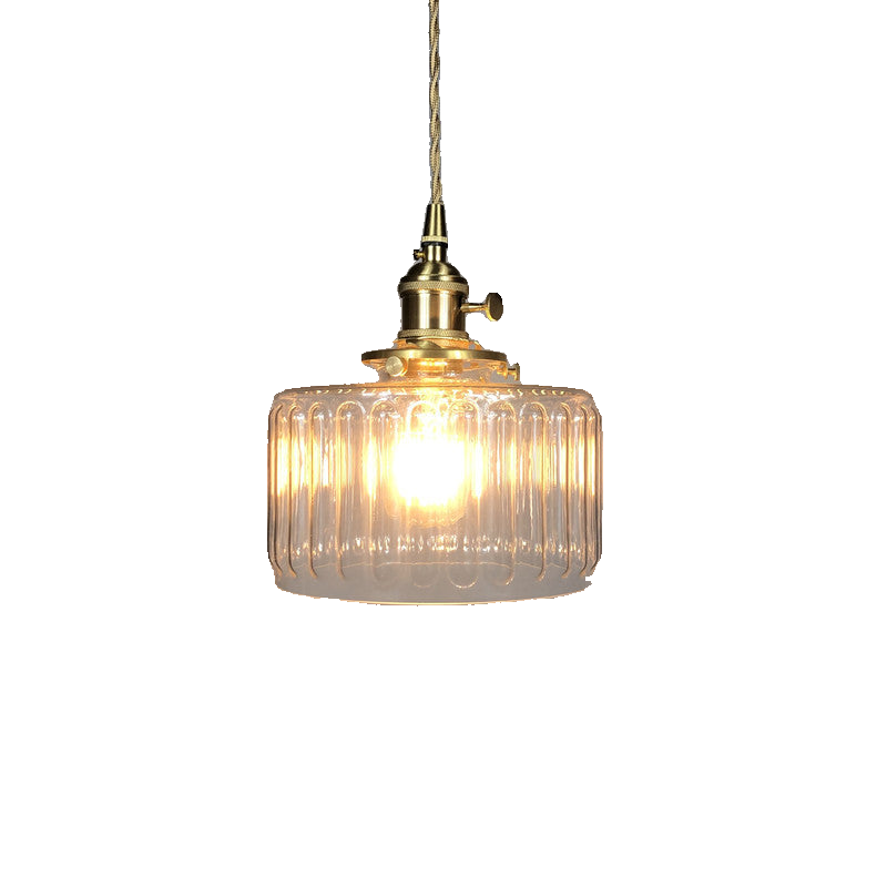 Celeste Glass Vintage Glow Glass Pendant Light