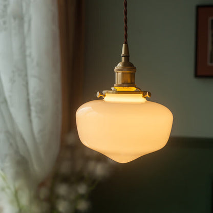 Radiant Lantern Retro Glass Pendant Light