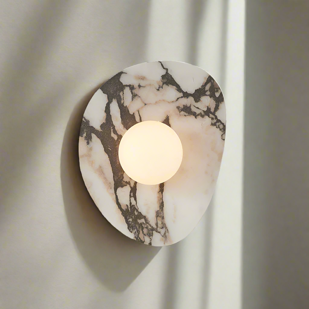 Aurora Slab Modern Nordic Marble Wall Light