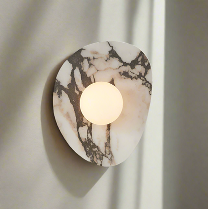 Aurora Slab Modern Nordic Marble Wall Light