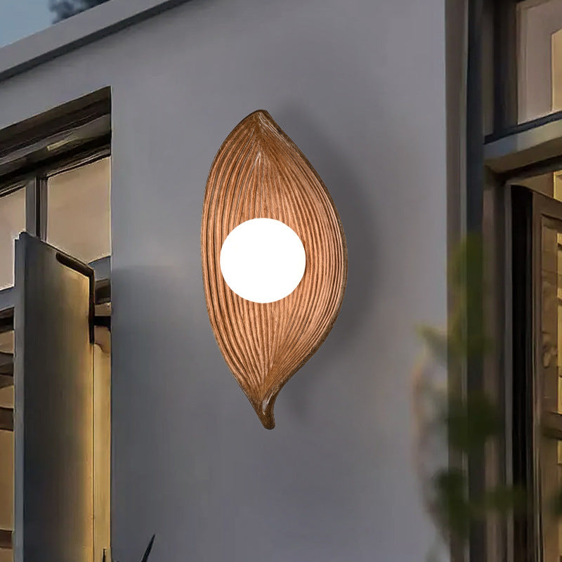 Lampada da parete in stile giapponese Nordic Zen Leaf