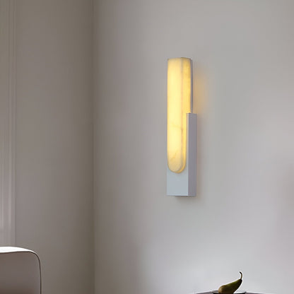 Agatha Künstlicher Alabaster LED Wandleuchte