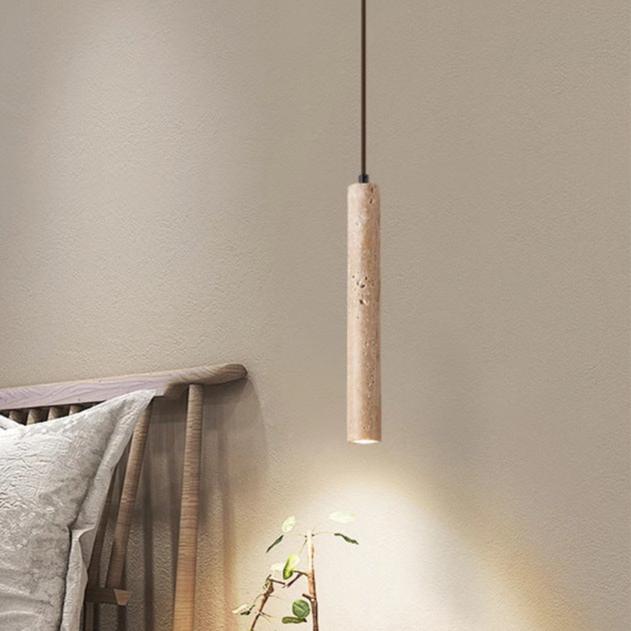 Travertine Minimalist Long Line Ceiling Lamp