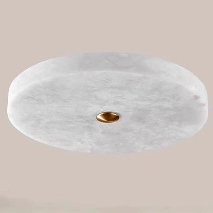 Alabaster Flush Mounted Round LED Deckenlampe