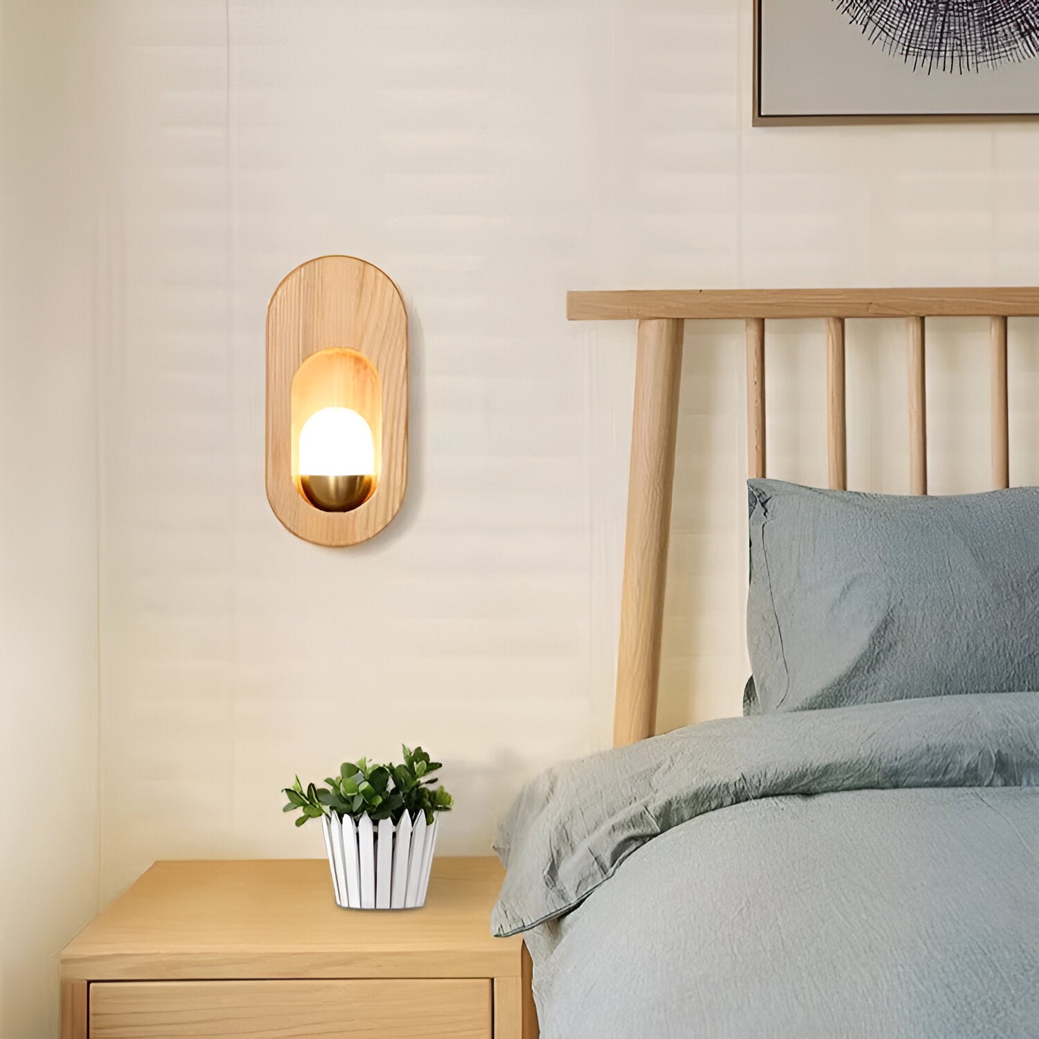 Nordic Style Egg Chaymae Wall Lamp