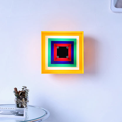 Memphis Bauhaus Style Medieval Wall Lamp