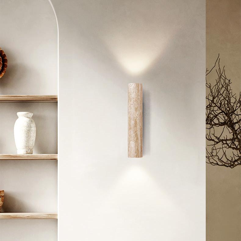 Middle Aged Simple Travertine Wall Lamp