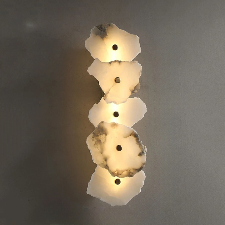 Modern Irregular Marble Wall Lamp