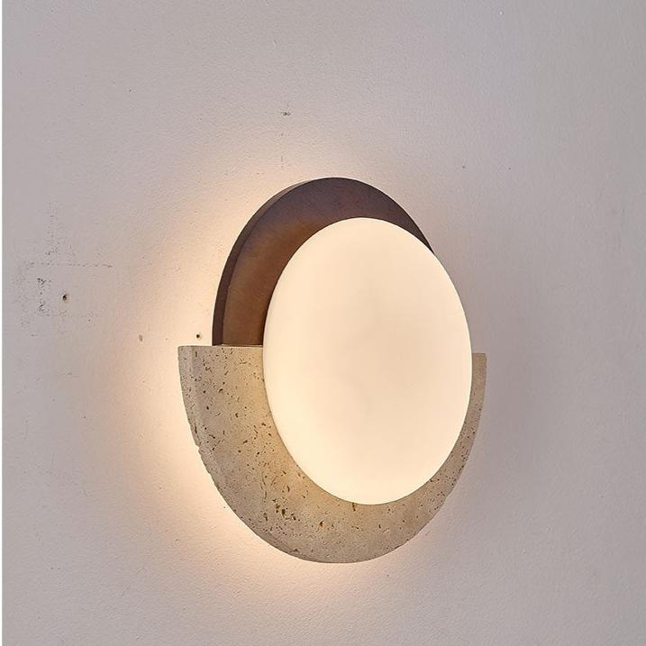 Modern Design Simple Log Wabi-Sabi Style Wall Lamp