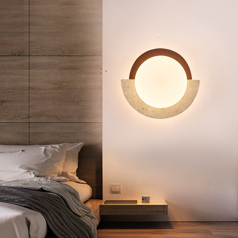 Lampe murale de style Wabi-Sabi simple et moderne