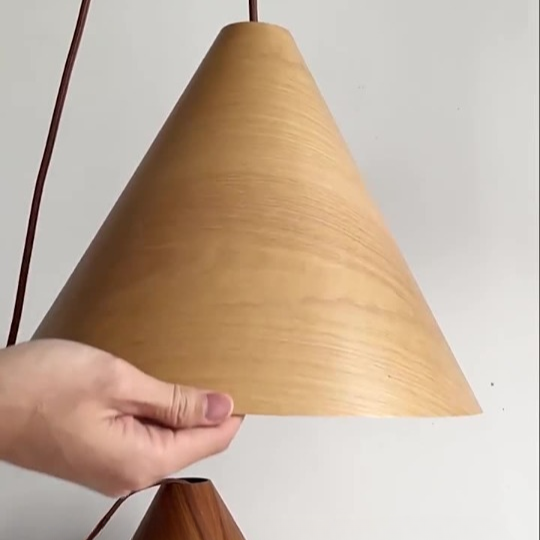 Nordic Wood Art Pendant Lamp