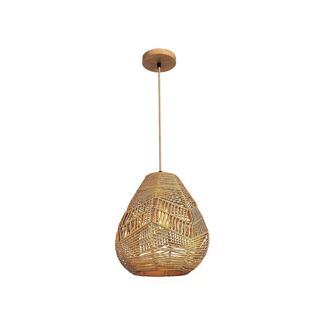 Boho Style Rustic Pendant Light