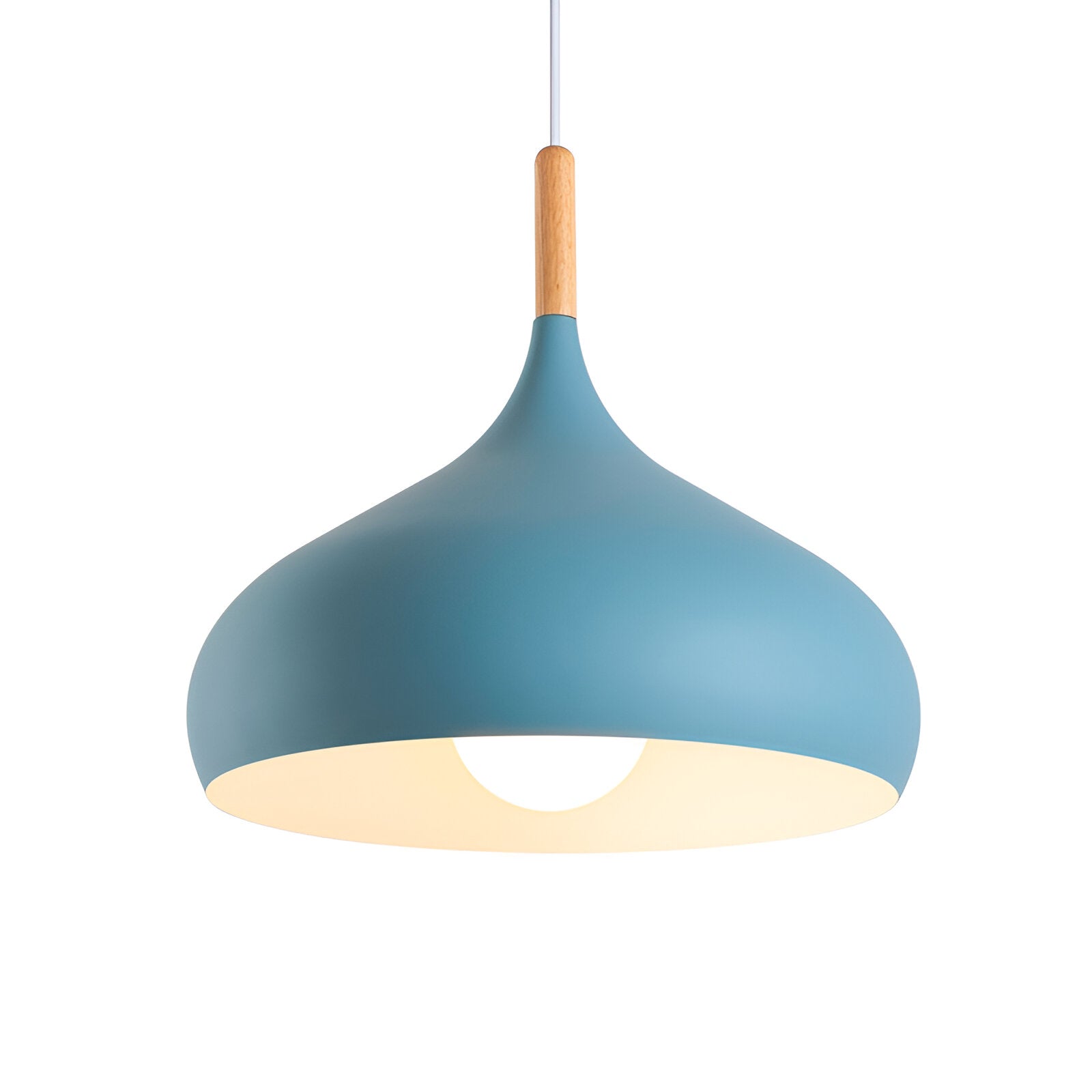 Nordic Wooden and Aluminum Pendant Light