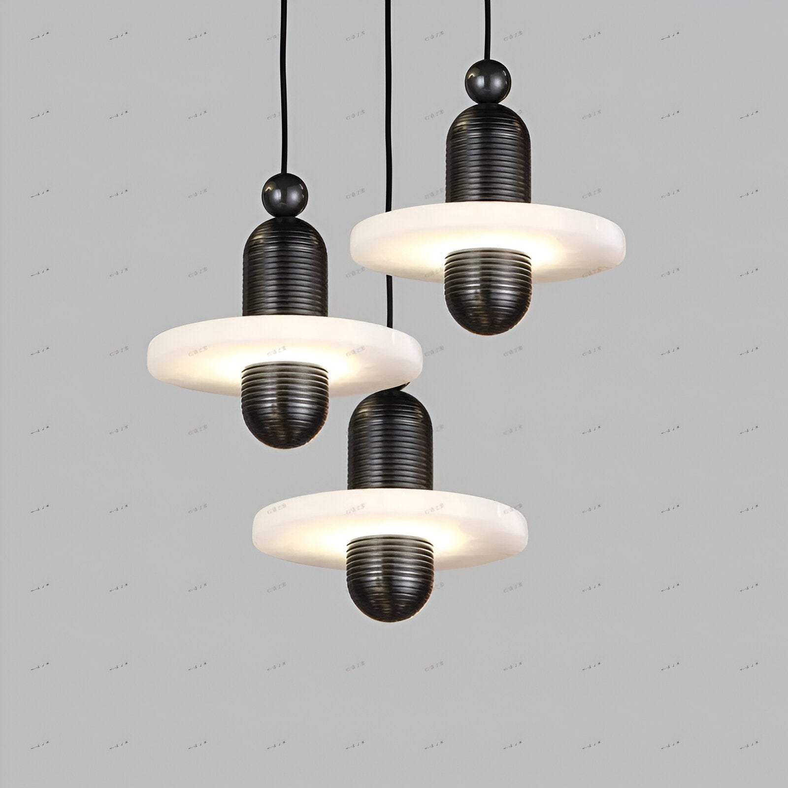 Moderne IJzeren Alabaster Hanglamp