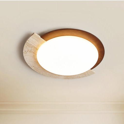 Travertine Retro Creative Geometric Ceiling Lamp