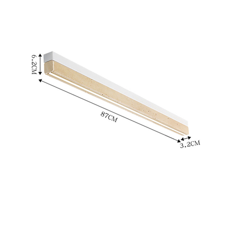 Travertine Long Ceiling Light