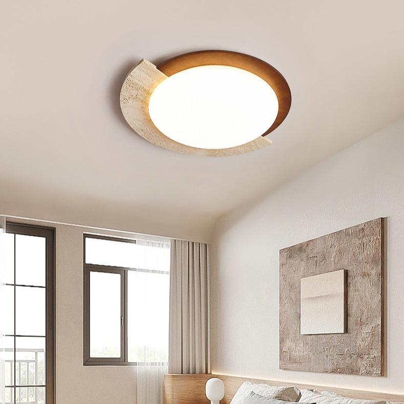 Travertine Retro Creative Geometric Ceiling Lamp