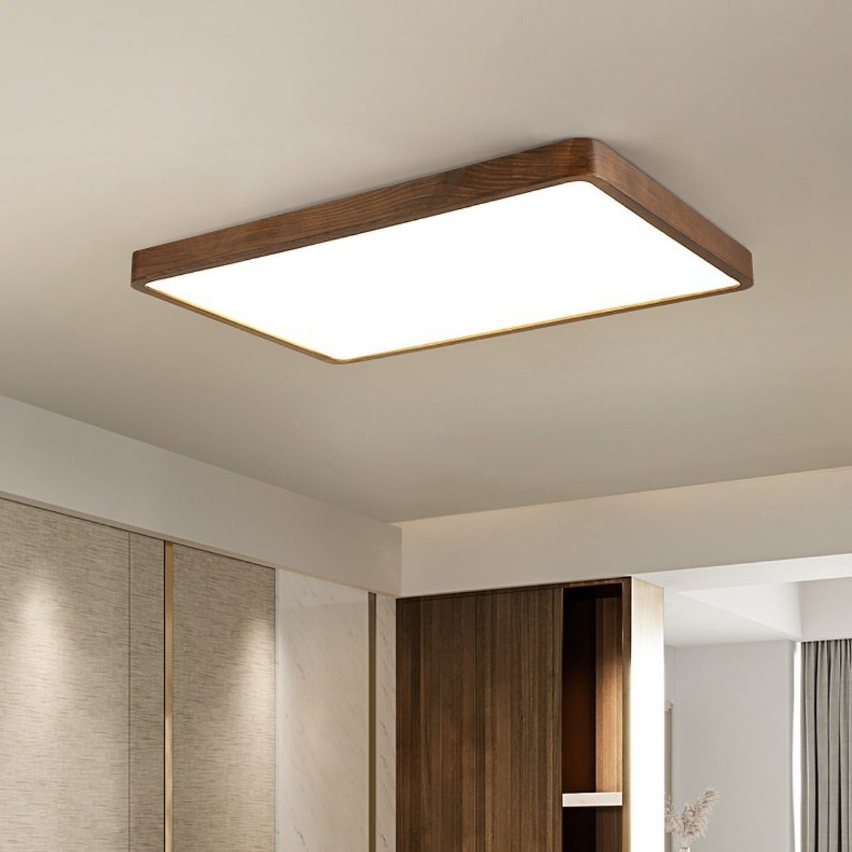 American Black Walnut Ceiling Lamp