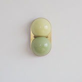 Maren mint twin glass wall light
