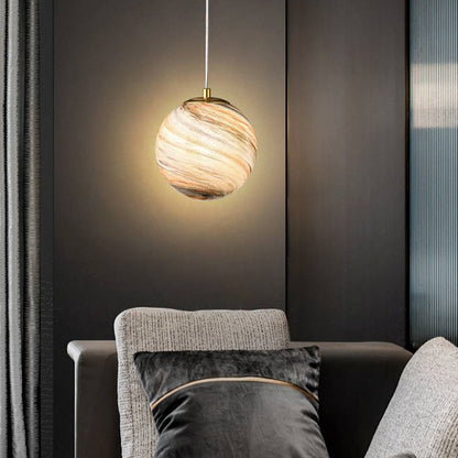 Jupiter Japandi Glass Pendant Light