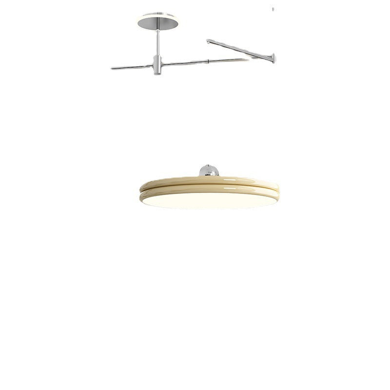 Roccatore Lampadario a Disco Volante con Braccio Mobile