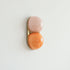 Maren orange pink twin glass wall light