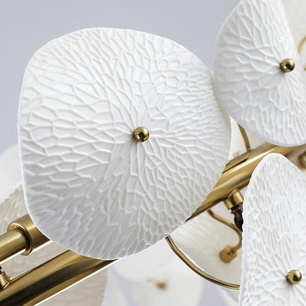 Aurelia Nordic Lotus Petal Ceramic Wall Light