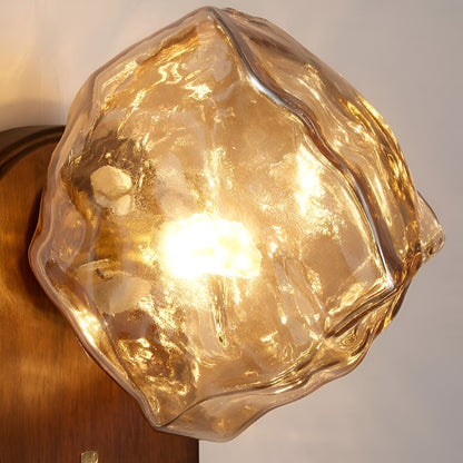 Nordic Simple Ice Glass Cube Wall Lamp