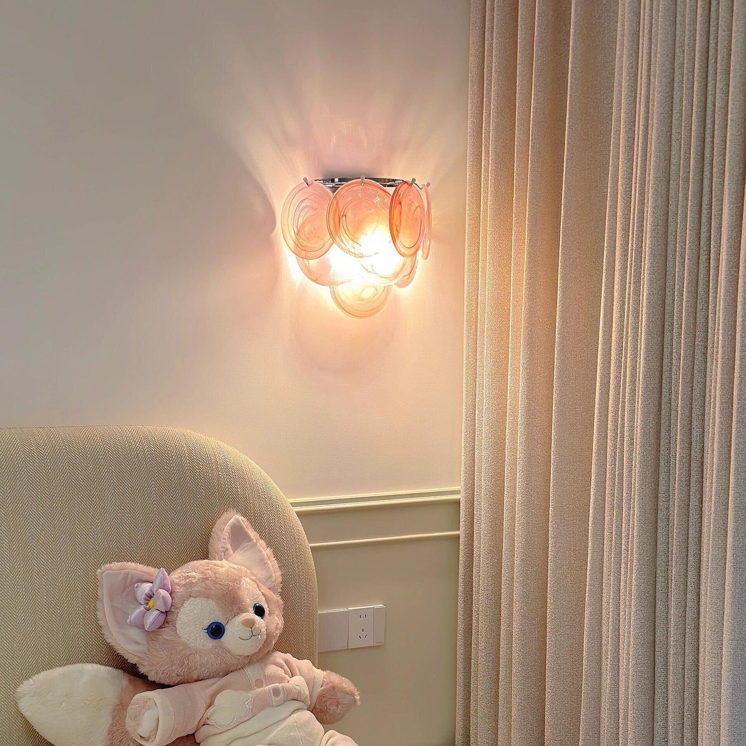 Pearl Modern Glass Wall Light