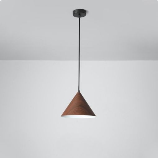 Nordic Wood Art Pendant Lamp