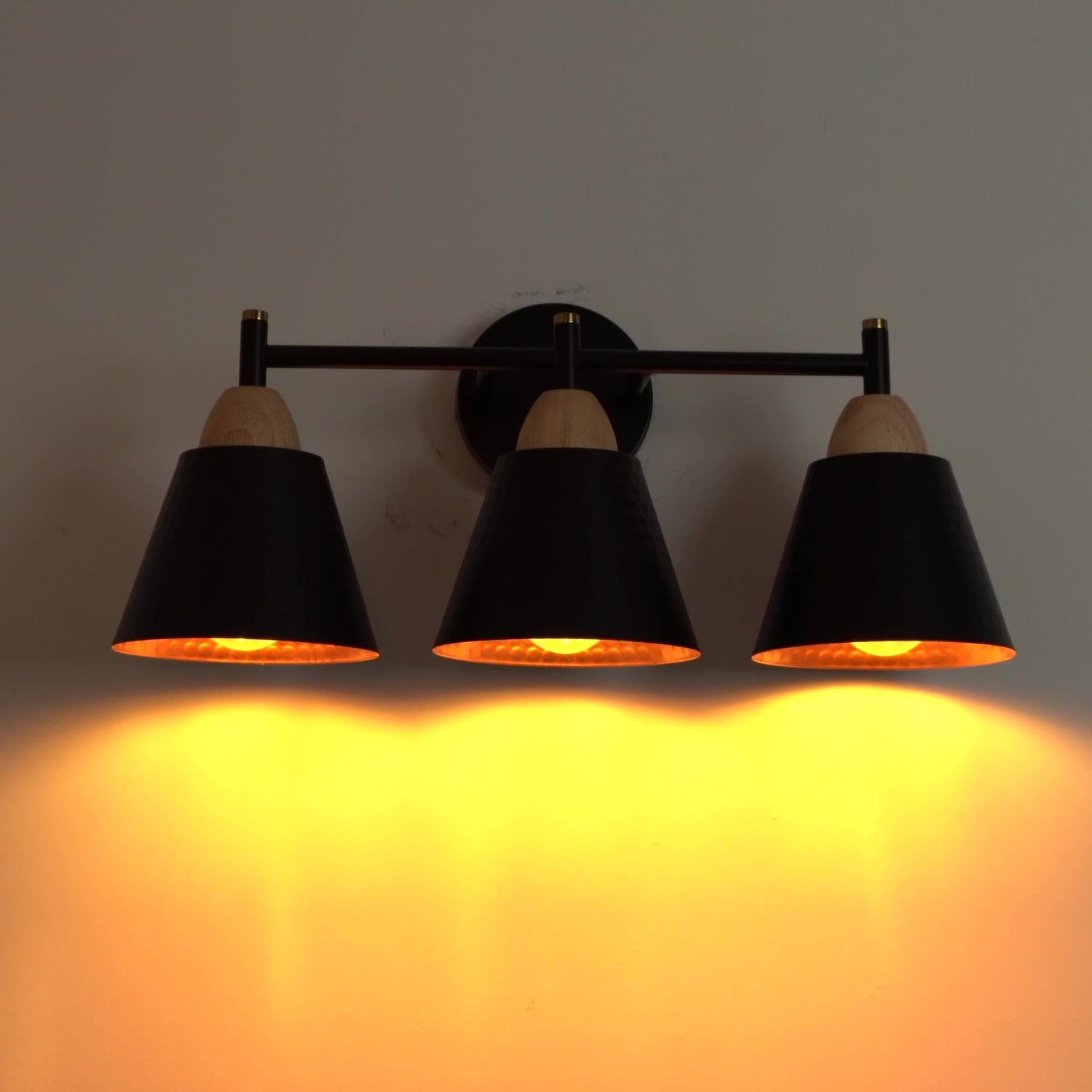 Industrial Style Three-Head Wall Lamp